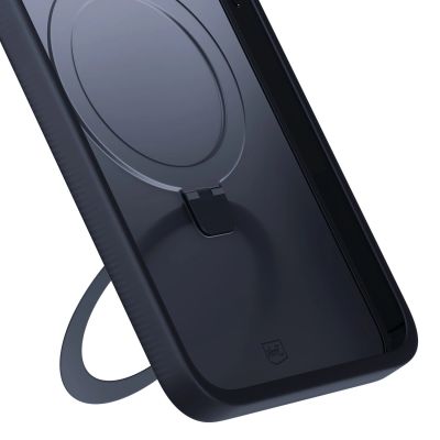 27. Etui 3mk Smoke Case Mag&Stand na Apple iPhone 16 pro max - czarne
