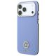 2. Etui Guess Grained Round Strass Logo MagSafe na iPhone 18 Pro / 17 Pro - niebieskie