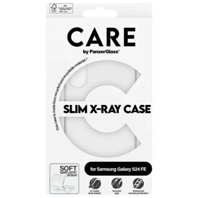 4. CARE by PanzerGlass Slim X-Ray Case Sam   S24 FE S721 przezroczysty/transparent 1963
