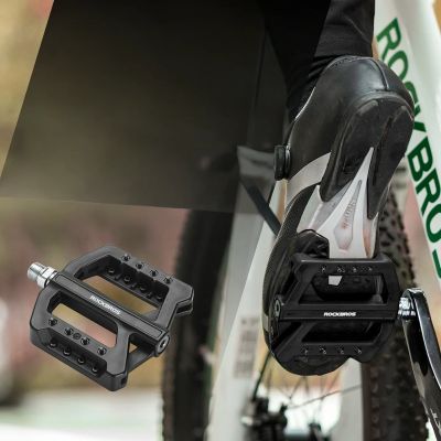 2. Pedały rowerowe Rockbros RK01 nylonowe - czarne