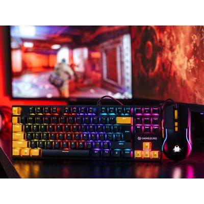 24. TRACER GAMEZONE ZESTAW KLAWIATURA+MYSZ HORNET87 USB