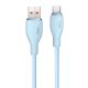 2. Kabel Baseus Pudding 100W USB-A - USB-C 2m - niebieski