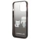 7. Etui Karl Lagerfeld Gradient Ikonik Karl&Choupette na iPhone 13 Pro / iPhone 13 - czarne