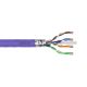 9. Digitus Kabel instalacyjny kat.6, F/UTP, Eca, AWG 23/1, LSOH, 305m, fioletowy, karton