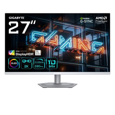 4. MONITOR GIGABYTE OLED 27” MO27Q2A ICE 280Hz