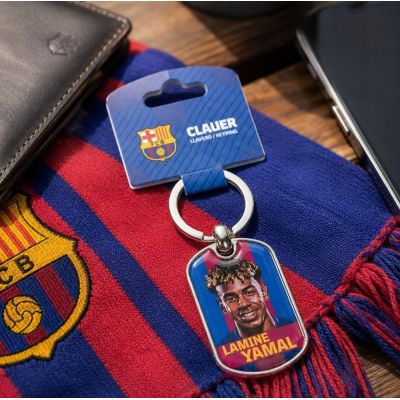 3. FC Barcelona brelok Lamine Yamal oryginalny na licencji BLL7100