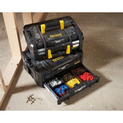 8. Stanley FATMAX FMST1-71981 pudełko na narzędzia Przybornik Plastik Czarny, Żółty