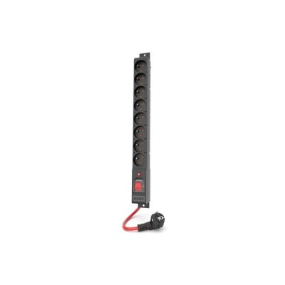 2. ACAR S8 Czarny 8 x gniazdo sieciowe 230 V 5m