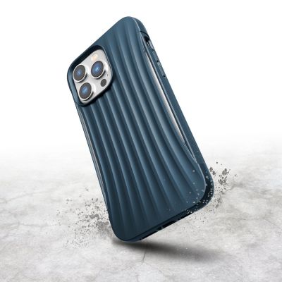 6. Raptic X-Doria Clutch Case etui iPhone 14 Pro Max pokrowiec plecki niebieski