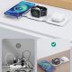 6. Ładowarka indukcyjna 3w1 Dudao A11N 15W - biała + kabel USB-C / USB-C
