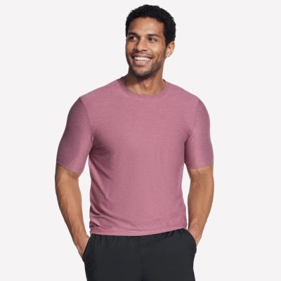 Skechers Go Dri All Day Tee TS107-BUMT Czerwone L