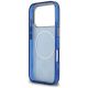 7. Etui Guess IML Peony Dot MagSafe na iPhone 17 Pro - niebieskie