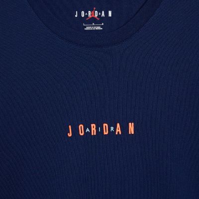 3. Koszulka sportowa męska Air Jordan Jumpman Embroidered Air Crew Granatowa - DM3182-492