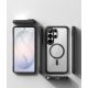 5. Etui Ringke Fusion Bold Magnetic MagSafe na Samsung Galaxy S26 Ultra - przezroczysto-czarne
