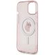 7. Etui Karl Lagerfeld IML Choupette MagSafe na iPhone 15 - różowe