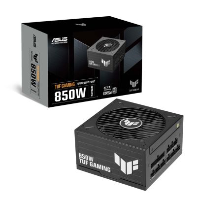ASUS TUF Gaming 850W Platinum moduł zasilaczy 20+4 pin ATX ATX Czarny