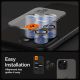 6. Osłona Aparatu Spigen Optik Pro GLAS.TR ”EZ FIT” Camera Protector 2-PACK na iPhone 16 Pro / Pro Max - brązowa