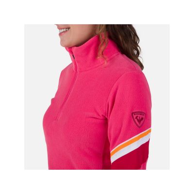 7. Bluza Rossignol W Strawpile Fleece Hz różowy
