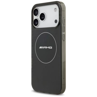 2. Etui AMG Double Layer Transparent Smocked MagSafe do iPhone 17 Pro Max - czarne