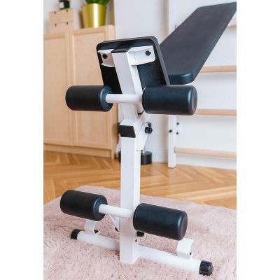 22. DRABINKA GIMNASTYCZNA Z DRĄŻKIEM PORĘCZĄ DO ĆWICZEŃ I ŁAWECZKĄ BENCHK 723W