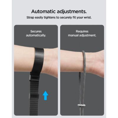 10. Smycz Spigen Universal Adjustable Lanyard Strap Wrist do telefonu - czarne