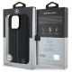 8. Etui Mercedes MB Blue Line Leather MagSafe na iPhone 16 Pro - czarne