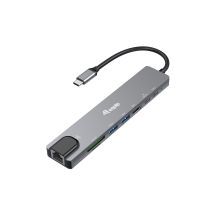 Adapter USB Equip 133497 USB Type-C Czarny, Szary