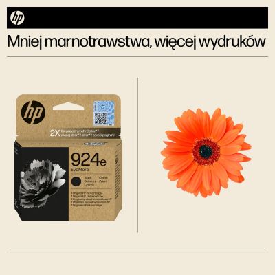 4. HP Oryginalny czarny tusz 924e EvoMore