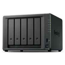 NAS Synology DS1525+, Tower, 5x 2.5"/3.5" SATA + 2x M.2 2280 NVMe SSD, AMD Ryzen V1500B, 8GB DDR4 (max.32GB), 2x 2.5GbE RJ-45, 2x USB 3.2, adapter 120W