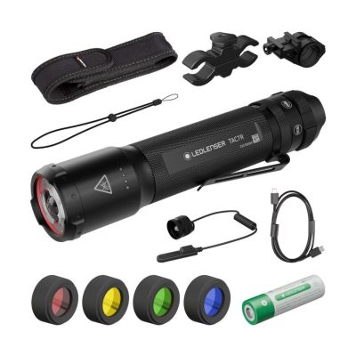 Zestaw mysliwski Ledlenser TAC7R Black Case
