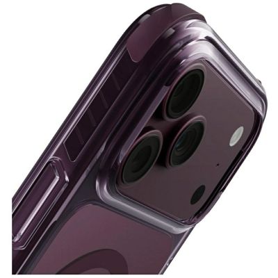 6. Etui UNIQ Combat Magclick Charging na iPhone 18 Pro Max / 17 Pro Max - burgundowe