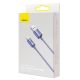 5. Baseus Crystal Shine Series kabel przewód USB do szybkiego ładowania i transferu danych USB Typ A - Lightning 2,4A 1,2m fioletowy (CAJY000005)