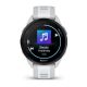 4. Zegarek sportowy Garmin Forerunner 165 Music AMOLED 43mm Mist Grey Whitestone