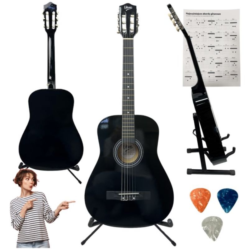 14. V-TONE BCG BK - gitara klasyczna 4/4, czarna