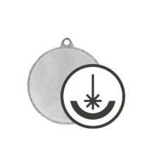 Medal stalowy grawerowany laserem- RMI