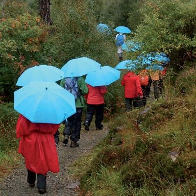6. Parasol Euroschirm Swing Liteflex - ice blue