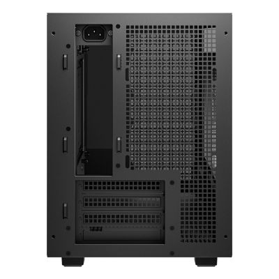 9. DeepCool CH260 WOOD Micro Tower Czarny, Drewno