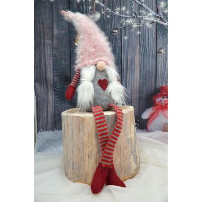 13. PANI SKRZAT Z PUCHATĄ CZAPĄ 45+36CM