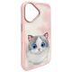 4. Etui Nimmy Big Eyed Pet 2.0 Cat na iPhone 16 - różowe