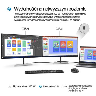11. Monitor HP S7 PRO 727PU 27 cali 16:9