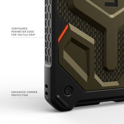 5. Urban Armor Gear Monarch Pro Kevlar pokrowiec na telefon komórkowy 17,5 cm (6.9") Zielony
