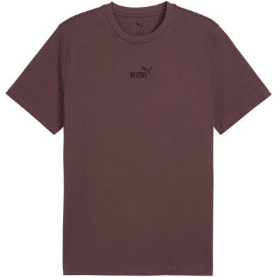 2. Koszulka męska Puma ESS Small No.1 Logo centered Tee brązowa 692912 91