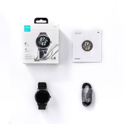 10. Smartwatch Joyroom Classis Series JR-FC1 z funkcją odbierania połączeń / ochroną IP68 - szary