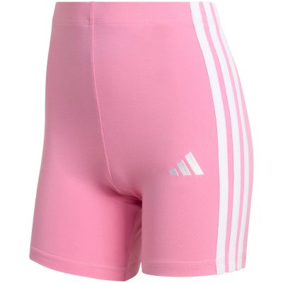 2. Spodenki damskie adidas Essentials 3-Stripes High Waisted Biker różowe KT1625