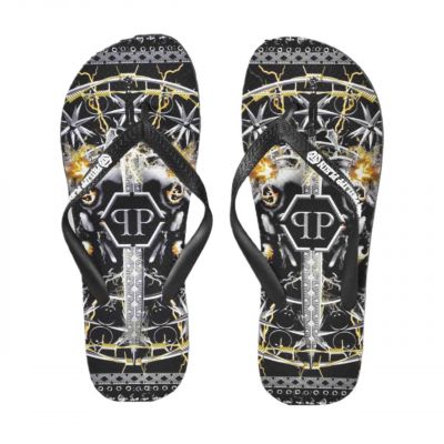 7. Japonki męskie marki Philipp Plein M IMPS901