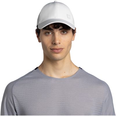 4. Czapka z daszkiem BUFF SUMMIT CAP SOLID WHITE S/M