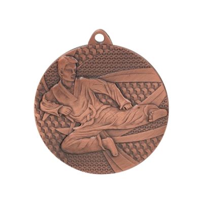10. Medal brązowy- karate - medal stalowy