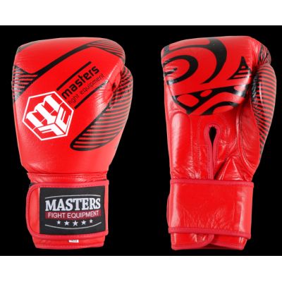 Rękawice bokserskie skórzane MASTERS RBT-RED 12 oz