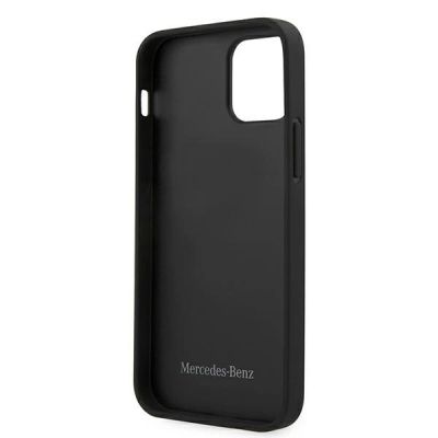 7. Etui Mercedes Strap Line na iPhone 12 mini - czarne
