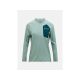 Bluza damska PEAK PERFORMANCE W Freelight Polartec Power Grid Crew kolor zielony